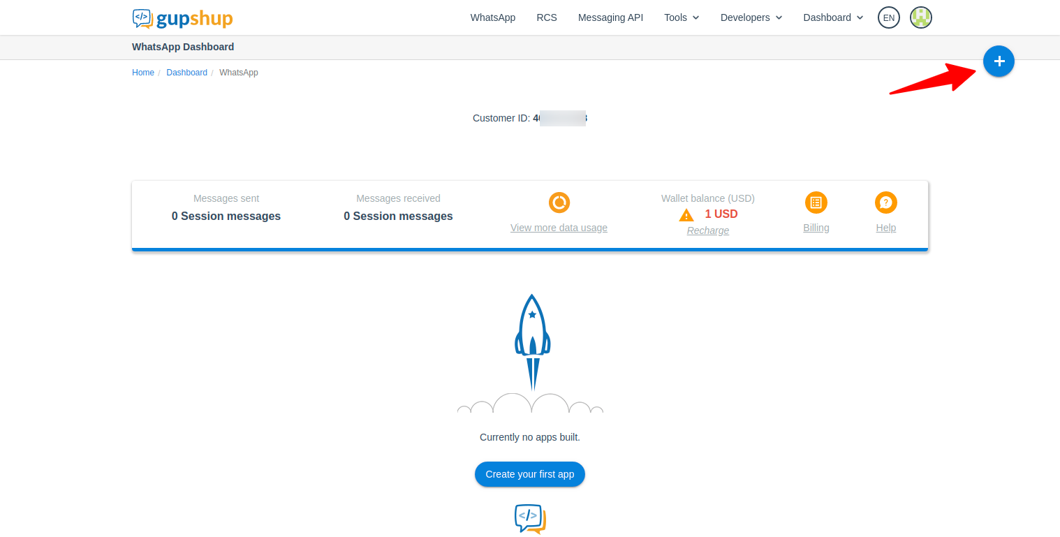 Create app - Add