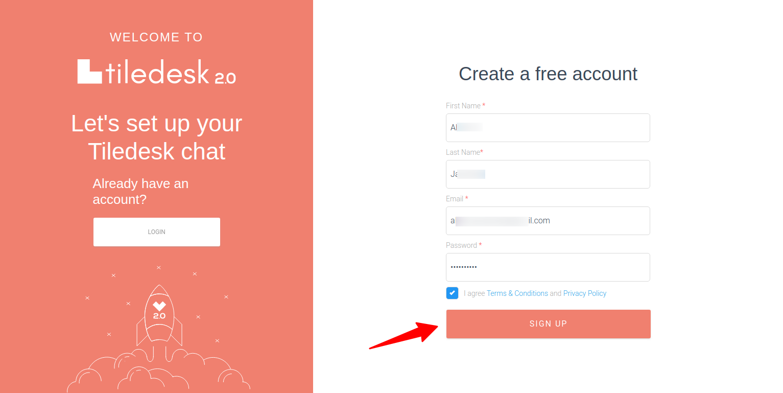 Signup