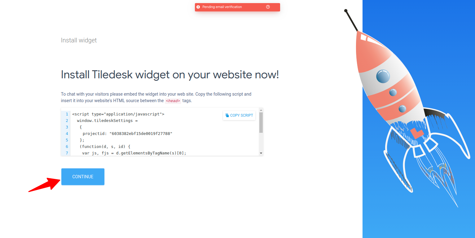 Widget javascript
