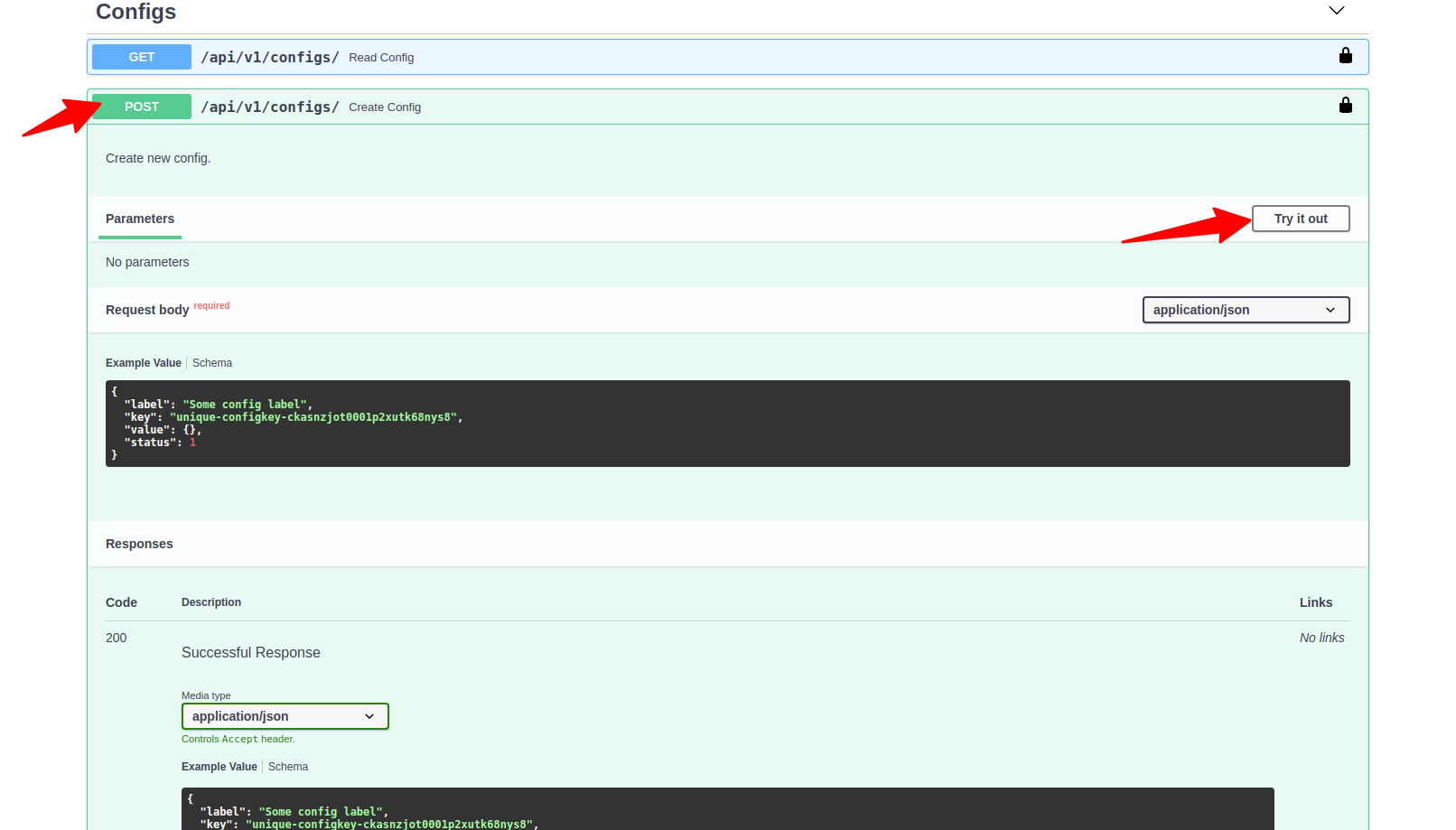 Interactive - Go to endpoint