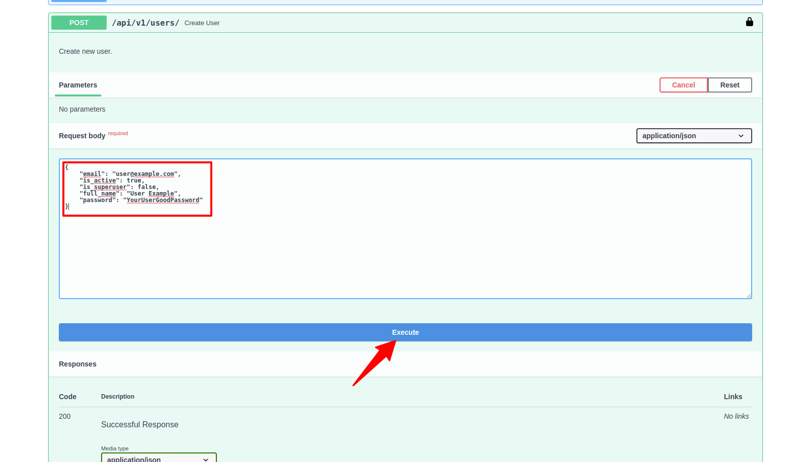 Interactive - Create user command